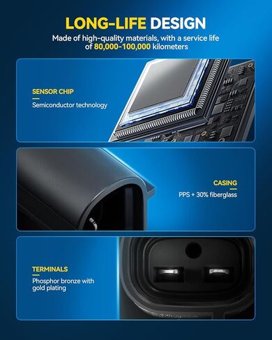 PHILTOP 970-048 Front Left ABS Wheel Speed Sensor for Caliber 2007-2012, Compass 2007-2016, Patriot 2007-2016 in Kuwait