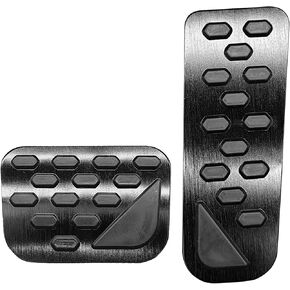 غطاء دواسة السيارة جديد لجيب جراند شيروكي 2024 2025 سبيكة الألومنيوم لا حفر الفرامل الألومنيوم ودواسة مسرع 2 مساءً (أزرق) in Kuwait