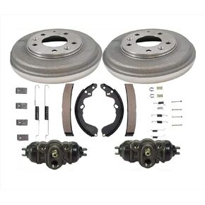 100% New Rear Drums Shoes Spring Kit Wheel Cylinder for Mazda 626 MX6 93-2002 in Kuwait
