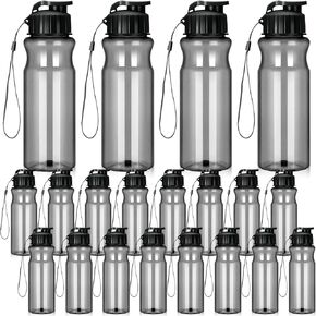 Tioncy 20 Pieces Plastic Water Bottles for Kids Bulk 17 oz Gym Sports Adults Kids Reusable Large Water Bottles Leakproof Drink Flip Top Bottles for Party Outdoor Children School in Saudi Arabia