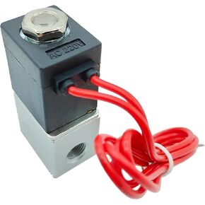 Compressor Valve Solenoid Valve 2-Way Normally Closed Direct-acting Pneumatic for Water Air Oil 1/8" AC 110V NPT in Saudi Arabia
