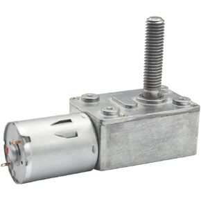 JGY-370-M8 High Torque Low RPM dc Worm Gear Motor 8mm*33mm Output Screw Shaft with Screw Flange 6 RPM DC 24 Volt in Saudi Arabia