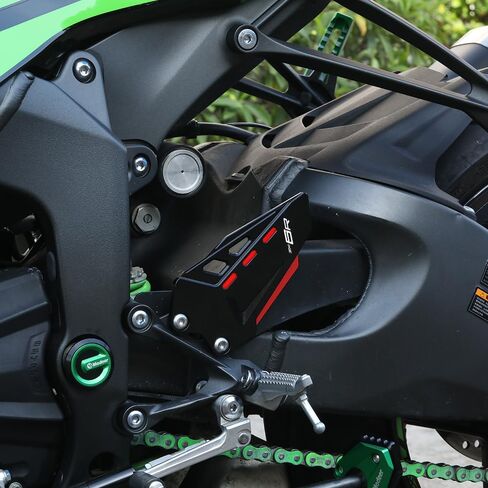 Motorcycle Foot Peg Footrest Protector Compatible With K.awasaki Ninja ZX6R 2025 2024 2023 2022 2021 2020 2019 | Rear Heel Plates Guard ZX-6R ZX636 Ninja636 Accessories (Red) in Saudi Arabia