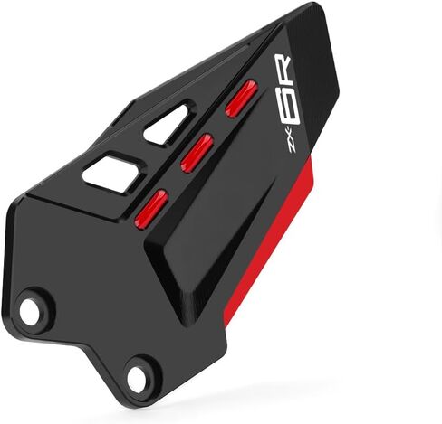 Motorcycle Foot Peg Footrest Protector Compatible With K.awasaki Ninja ZX6R 2025 2024 2023 2022 2021 2020 2019 | Rear Heel Plates Guard ZX-6R ZX636 Ninja636 Accessories (Red) in Saudi Arabia