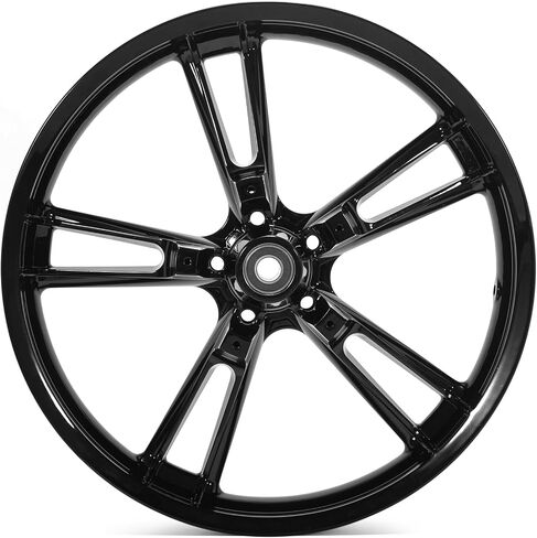 TOFR 21inch x 3.5inch Enforcer Front Wheel Rim Tubeless For Harley Touring Bagger Road King Road Glide Electra Glide Ultra Classic Ultra Limited Street Glide Custom Special 2009-2023 Black in Saudi Arabia