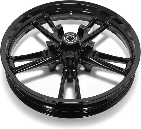 TOFR 21inch x 3.5inch Enforcer Front Wheel Rim Tubeless For Harley Touring Bagger Road King Road Glide Electra Glide Ultra Classic Ultra Limited Street Glide Custom Special 2009-2023 Black in Saudi Arabia