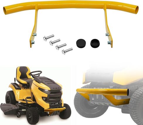 Front Bumper Tube - Compatible with Cub Cadet XT1 XT2 GT50 GX54 ST54 LX42 LX46 LX50，Front Bumper Kit Replacement#683-05155-4021 & OEM 19A30020100, 19A30020OEM -Yellow Heavy-Duty in Saudi Arabia