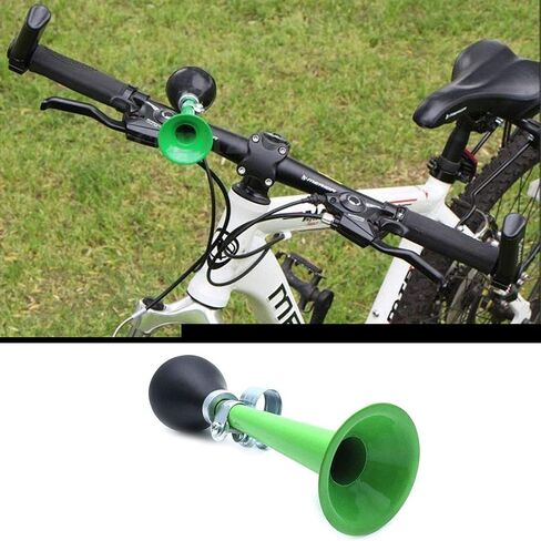 Bike Bugle Horn Retro Clown Horn Metal Air Horn with Squeeze Bulb for Bicycle Golf Cart, Pink in Kuwait