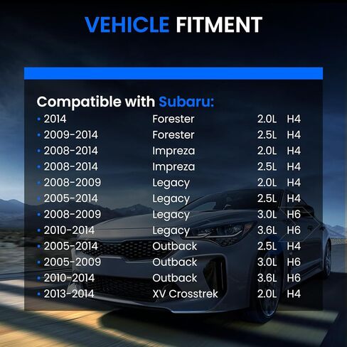 513303 محمل العجلات الأمامية وتجميع المحور 2PCs متوافق مع سوبارو فورستر 2009-2014 ، من أجل Impreza Legacy 2008-2014 ، لـ Outback 2005-2014 ، لـ XV Crosstrek 2013-2014 ، 5-Lug with ABS in Kuwait