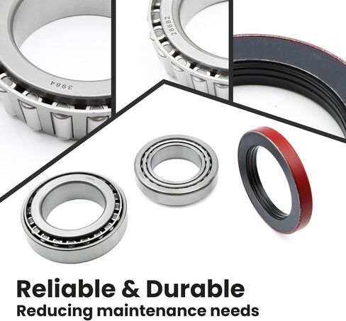 ASTROSYNC Axle Bearing Kit Fit for 12K Dexter 10-56 Seal Trailer Axel Replace 8-214 8-216 9-28 in Saudi Arabia