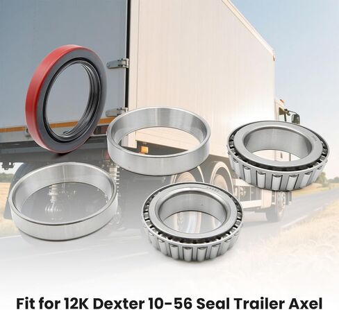 ASTROSYNC Axle Bearing Kit Fit for 12K Dexter 10-56 Seal Trailer Axel Replace 8-214 8-216 9-28 in Saudi Arabia