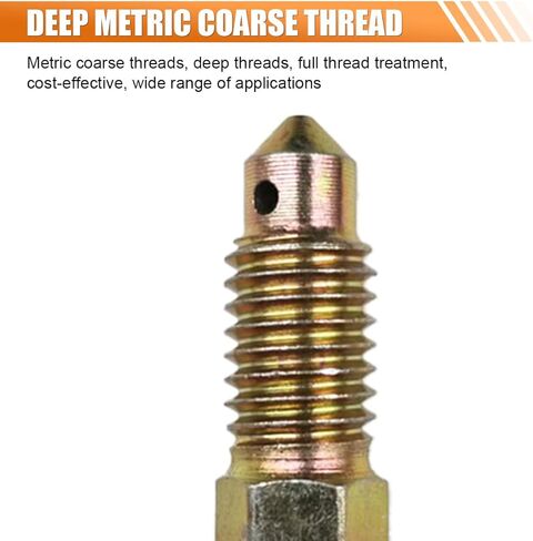 36pcs مجموعة مجموعة المسمار المسمار نزيف ، SAE & Metric Clinder Dlease Screats ، إكسسوارات الفرجار الفرامل للسيارة تحل محل H9406-6 ، H9402-6 ، H9403-6 ، H9404-6 ، H9407-6 ، H9410-6 in Saudi Arabia