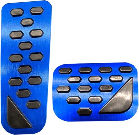Car Pedal Cover New for Jeep Grand Cherokee 2024 2025 Aluminum Alloy No Drilling Aluminum Brake and Accelerator Pedal Covers 2PCS (Blue) in Kuwait