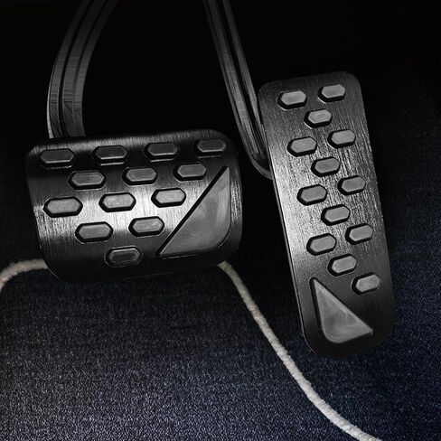 Car Pedal Cover New for Jeep Grand Cherokee 2024 2025 Aluminum Alloy No Drilling Aluminum Brake and Accelerator Pedal Covers 2PCS (Blue) in Kuwait