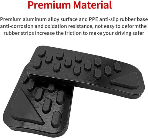 Car Pedal Cover New for Jeep Grand Cherokee 2024 2025 Aluminum Alloy No Drilling Aluminum Brake and Accelerator Pedal Covers 2PCS (Blue) in Kuwait