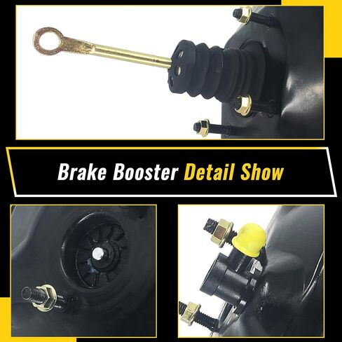 54-71085 Bower Brake Booster متوافق مع شيفروليه GMC C1500 K1500 Pickup Suburban 1997-1999 Sonora 2000-2001 Tahoe 1997-2000 for Cadillac Escalade 1999-2000 in Kuwait