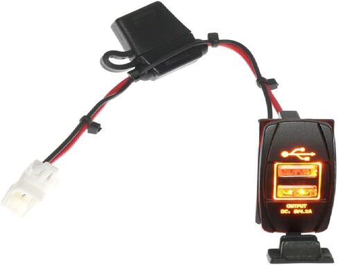 XTC Power Products Maverick X3 Plug & Play Dual USB Power Port 5V 4.2a W/Amber LED ، غطاء USB وتسخير Can-Sw-USB-2A in Saudi Arabia