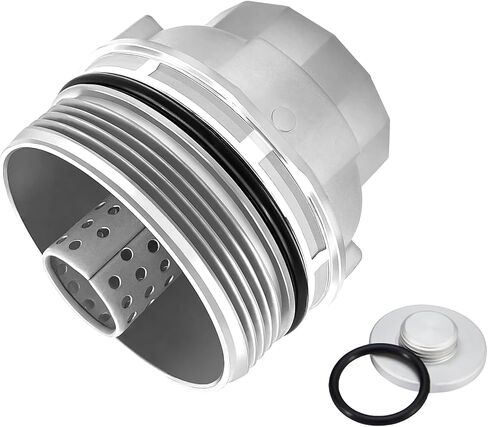 15620-38010 Oil Filter Housing Cap Assembly With Oil Plug Drain, Fit for Toyota Tundra, Sequoia, Land Cruiser & Lexus LX570, Replace 15620-0S010 in Saudi Arabia