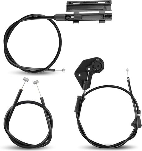 Hood Release Cable Fit for BMW 320i 323Ci 323i 325Ci 325i 325xi 330i 330xi 323ti 318i 323is, Replacement 51238218859 51238208442 51238208630, 3PCS in Saudi Arabia