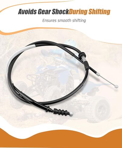 Clutch Cable Fit for Yamaha YFZ450 2004 2005 2006 2007 2008 2009, Replacement 5TG-26335-20-00 5TG-26335-00-00 in Saudi Arabia