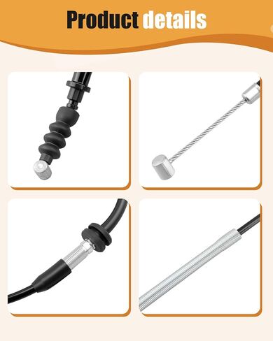 Clutch Cable Fit for Yamaha YFZ450 2004 2005 2006 2007 2008 2009, Replacement 5TG-26335-20-00 5TG-26335-00-00 in Saudi Arabia