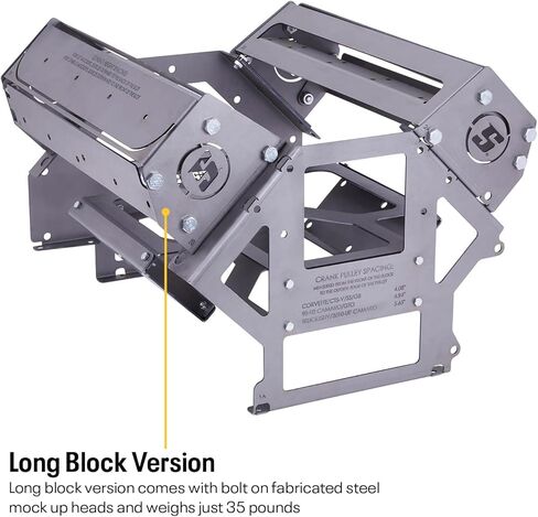 SoloSwap™ Chevy LS Mock Up Engine Swap Long-Block w/Heads, Long Block Version Weighs 35 Pounds, Includes Bolt-On Fabricated Steel Mock-Up Heads and Hardware for Assembly in Saudi Arabia
