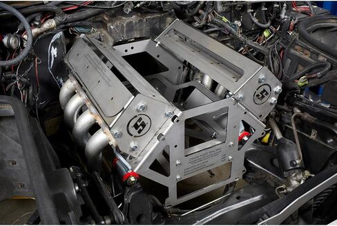 SoloSwap™ Chevy LS Mock Up Engine Swap Long-Block w/Heads, Long Block Version Weighs 35 Pounds, Includes Bolt-On Fabricated Steel Mock-Up Heads and Hardware for Assembly in Saudi Arabia