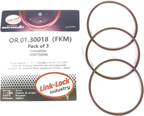3PCS FKM Viton OR.01.30018 Engine Intake Pipe O-Ring 13547792098 for BMW M47 M57 in Saudi Arabia