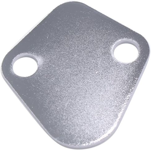 2 مجموعة SHLPDFM BBC Chrome Steel Fuel Pump Block Off Plate مع حشية متوافقة مع كتلة كبيرة Chevy 396 427 454 502 سباق in Kuwait