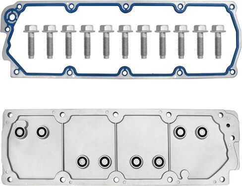 LS Gen 4 Valley Cover Plate Kit Non AFM/DOD Valley Pan Fit for 2007-2013 Chevy GMC Cadillac Silverado Sierra SUV, LS2 LS3 LS7 L92, 4.8L 5.3L 6.0L 6.2L, Replace # 12598832 in Saudi Arabia