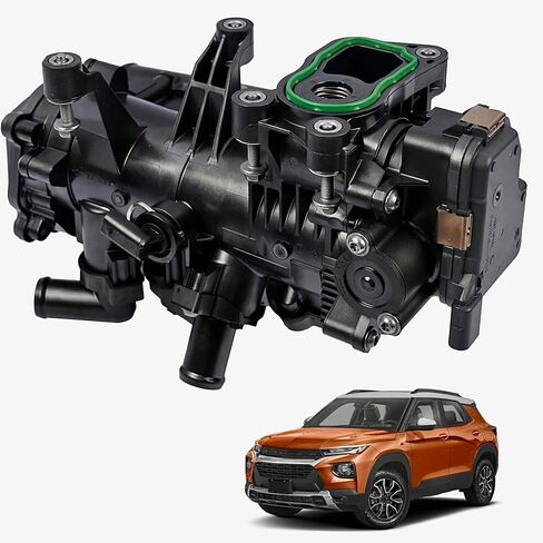 12716827 Engine Coolant Control Valve Fit for 2020 2021 2022 2023 Chevrolet Trailblazer ACTIV LS LT RS for Buick Encore GX Essence/Preferred/Select 1.3L L3 Replace 12701246 55516369 in Saudi Arabia