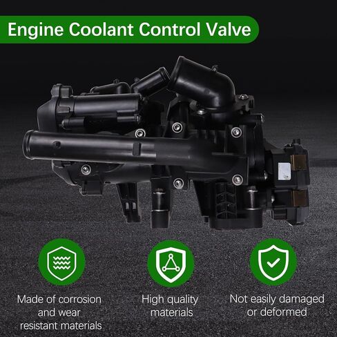 12716827 Engine Coolant Control Valve Fit for 2020 2021 2022 2023 Chevrolet Trailblazer ACTIV LS LT RS for Buick Encore GX Essence/Preferred/Select 1.3L L3 Replace 12701246 55516369 in Saudi Arabia