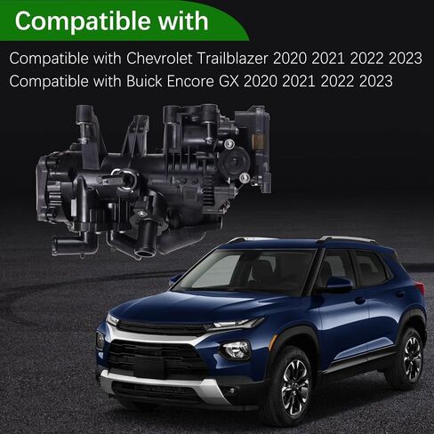 12716827 Engine Coolant Control Valve Fit for 2020 2021 2022 2023 Chevrolet Trailblazer ACTIV LS LT RS for Buick Encore GX Essence/Preferred/Select 1.3L L3 Replace 12701246 55516369 in Saudi Arabia