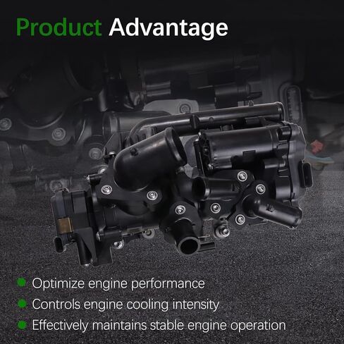 12716827 Engine Coolant Control Valve Fit for 2020 2021 2022 2023 Chevrolet Trailblazer ACTIV LS LT RS for Buick Encore GX Essence/Preferred/Select 1.3L L3 Replace 12701246 55516369 in Saudi Arabia