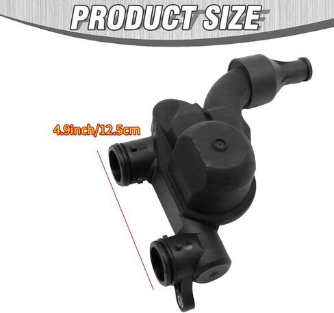 LR100352 Front Coolant Water Control Valve Replacement for Land Rover Defender, Range Rover Sport, Jaguar F-Pace, F-Type 5.0L V8, Replaces AJ814004 LR100352 in Saudi Arabia