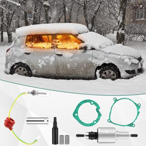 Honoson 12V 2KW Glow Plug Repair Kit, 12V Diesel Fuel Metering Pump Heater, Glow Plug Repair Parking Heater Maintenance Compatible with Espar Airtronic D2 D4 in Saudi Arabia