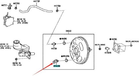89421-52020 Vacuum Sensor for:Yaris,Yaris gr,Yaris/vios/Limo,vios/Yaris,Highlander(nap),Highlander,nx Series(jpp),nx Series(tmmc),Corolla Cross,rav4(jpp),rav4(nap),hilux,grnva/hiace/mjsty in Saudi Arabia