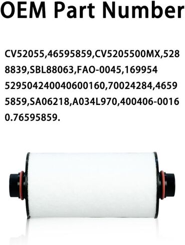 3pcs CV52055 مرشح تنفيس Drank Dases متوافق مع Cummins QSB3.3 QSB4.5 محرك للاستخدام مع سلسلة CVM200 ، Bobcat ، Komatsu ، Doosan Daewoo يحل محل 46595859 ، CV5205500MX ، 528839 ، SBL88063 ، FA-0045 in Saudi Arabia