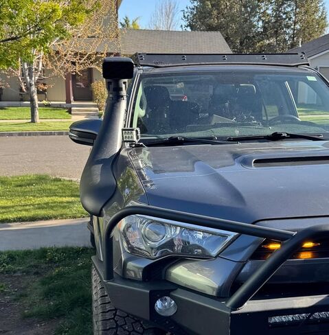 Car Air Ram Intake Snorkel Kit Replacment Compatible with Toyota 4Runner 2010-2025, Ideal For Protecting Your Engine From Dust, Water While Traveling in Kuwait