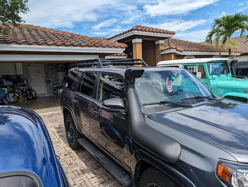 Car Air Ram Intake Snorkel Kit Replacment Compatible with Toyota 4Runner 2010-2025, Ideal For Protecting Your Engine From Dust, Water While Traveling in Kuwait