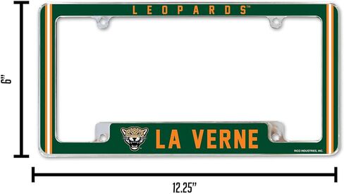 Rico Industries NCAA Morgan State Bears Primary 12" x 6" Chrome All Over Automotive License Plate Frame for Car/Truck/SUV in Saudi Arabia