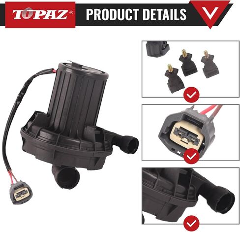 TOPAZ 4891832AA Secondary Air Pump Replacemert for Dodge Avenger 2008 2009 2010 2011 2012 2013 2014, for-Chrysler 200 2011 2012 2013 2014, Sebring 2008 2009 2010 4891832AB in Saudi Arabia