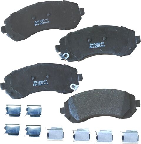 Bendix Premium Rear Brake Pads for Select Models Chrysler,Sebring, Dodge, Avenger, Caliber, Jeep Compass, Patriot, Mitsubishi, Lancer, Outlander- (SBC1037) in Kuwait
