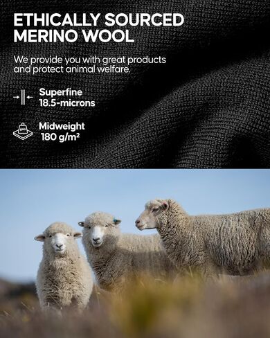 Danish Endurance Merino Wool Long Sleeve Base Layer Shirt for Men, Thermal Shirt in Saudi Arabia
