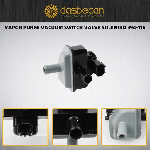 Dasbecan Vapor Purge Switch Switch Valve Fluve متوافق مع Toyota Tacoma Highlander Sienna Lexus IS300 IS350 RX350 2016-2022 ، VAPOR CANISTER PURGE PLATES# 25860-0P090 25860-31110 in Saudi Arabia