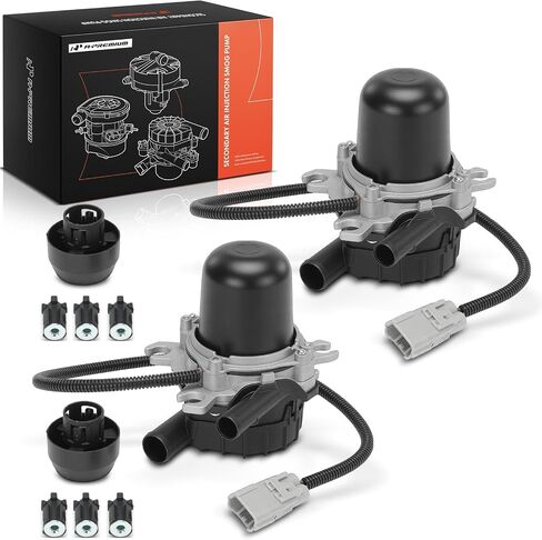 A-Premium 2 PCS Secondary Air Injection Pump Compatible with Toyota Tundra 2007-2013, Sequoia 2006-2012, Land Cruiser & Lexus LX570 2008-2011/2013, 4.6L 4.7L 5.7L, Replace# 17610-0S010, 10200231AA in Saudi Arabia