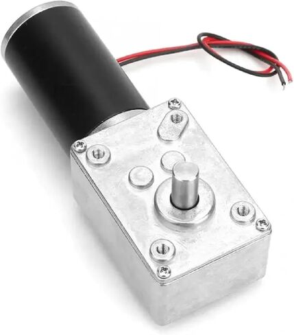 5840-31ZY orm Geared Motor High Torque D Shaft Motor 8mm Shaft Rotating Table Door Self-Lock 70kg.cm 6.5A 24V 470RPM in Saudi Arabia