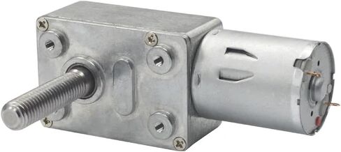 JGY-370-M8 عزم الدوران مرتفع منخفض RPM DC WORM GEAR MOTION 8MM*33MM عمود المسمار الإخراج مع شفة برغي 40 دورة في الدقيقة DC 6 فولت in Kuwait