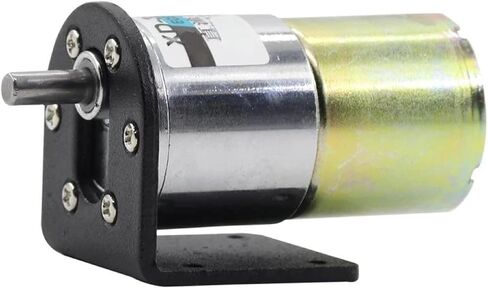 XD37GA-520 DC محرك الترس الكهروميكانيكي ، قطر 37 مم ، عزم الدوران العالي ، السرعة القابلة للتعديل ، دوران CW/CCW ، تصميم عمود مركزي (100RPM 24VMotor و Bracket) in Kuwait
