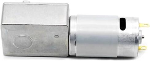 JGY-395 DC Worm Gear Motor, 12V/24V, Self-Locking Reduction Gearbox, High-Torque Output, Compact Design (201 RPM 24V) in Saudi Arabia